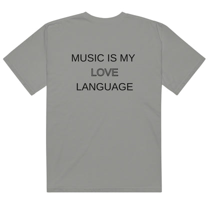 Music Is My Love Language Oversized Unisex T-Shirt