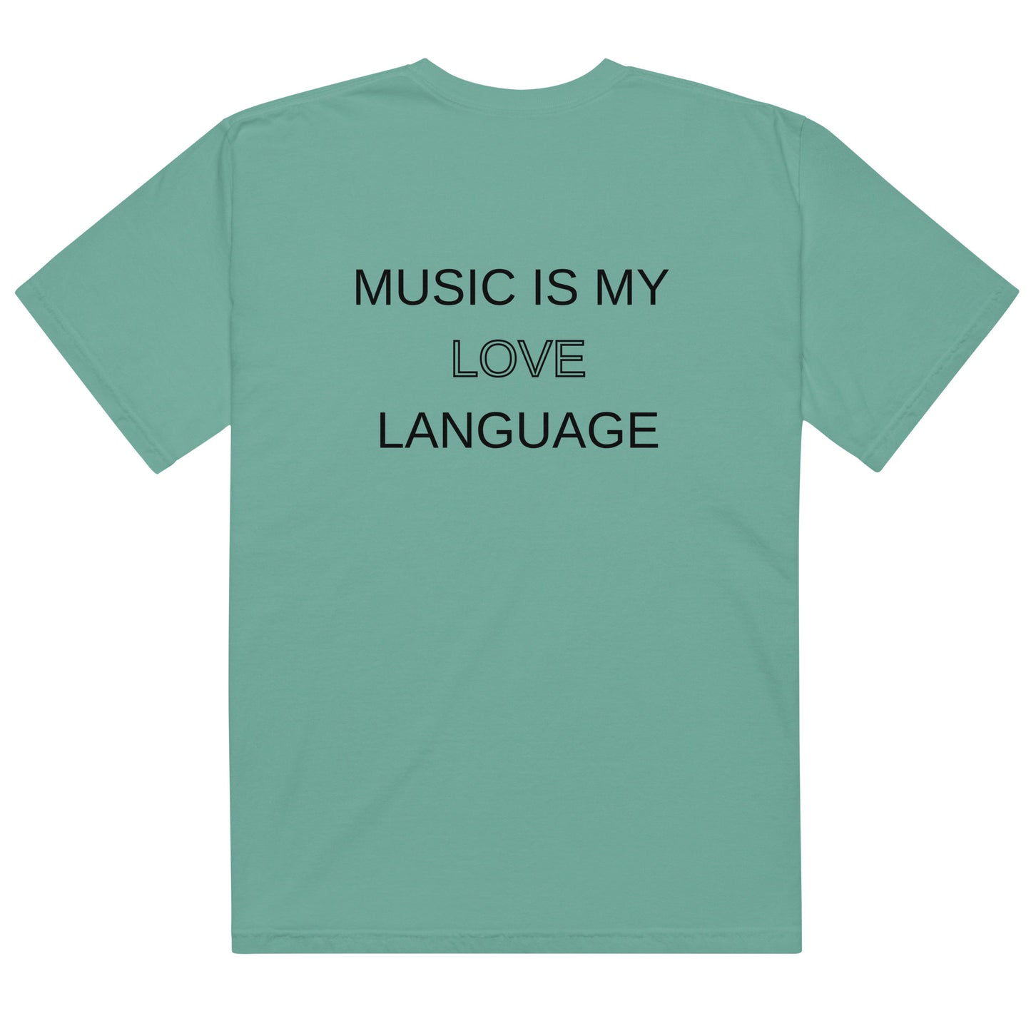 Music Is My Love Language Oversized Unisex T-Shirt