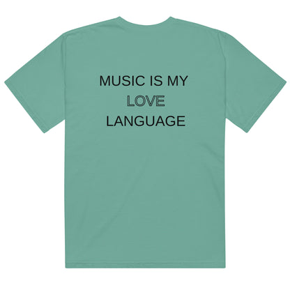 Music Is My Love Language Oversized Unisex T-Shirt