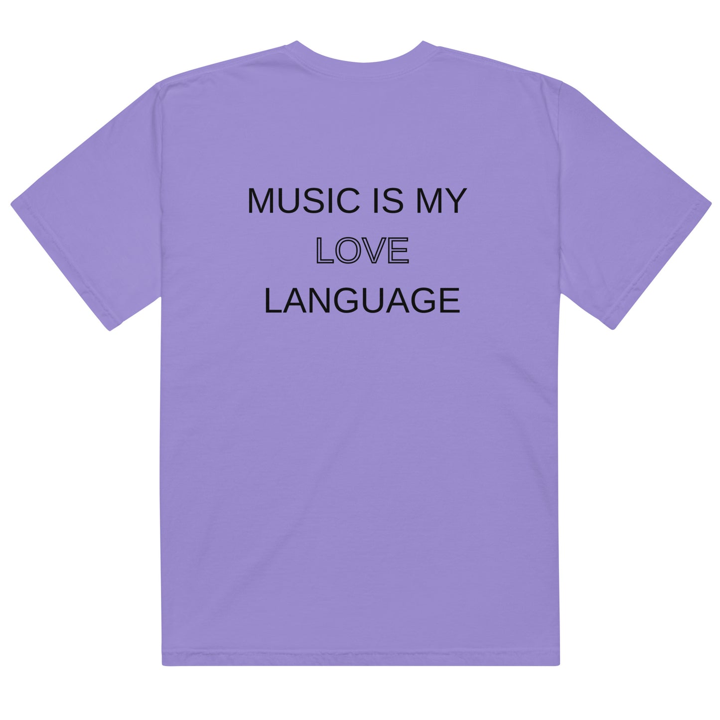 Music Is My Love Language Oversized Unisex T-Shirt